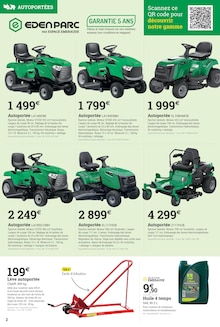 Catalogue Espace Emeraude de la semaine "Spécial motoculture" avec 24 pages, valide du 04/03/2026 au 27/06/2026 pour Prémilhat et alentours Prospectus Espace Emeraude de la semaine "Spécial motoculture" avec 24 pages, valide du 04/03/2026 au 27/06/2026 pour Prémilhat et alentours