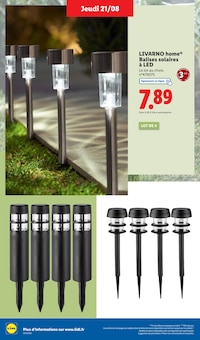 Promo Balise Solaire dans le catalogue Lidl du moment à la page 40