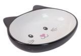 GAMELLE TÊTE DE CHAT EN CÉRAMIQUE 120 ML - LEEBY dans le catalogue Animalis