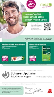mea - meine apotheke Prospekt der KW 35 "Unsere August-Angebote" Aktueller mea - meine apotheke Prospekt "Unsere August-Angebote" Seite 1 von 4 Seiten
