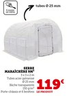 Serre Maraîchère 9m² en promo chez Hyper U Cachan à 119,00 €