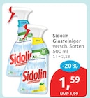 Glasreiniger von Sidolin für 1,59 € bei budni im Angebot Glasreiniger von Sidolin im aktuellen budni Prospekt