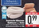 Bayerische Münchner Weißwurst im EDEKA Prospekt Bayerische Münchner Weißwurst von Südbayerische Fleischwaren im aktuellen EDEKA Prospekt für 0,99 €