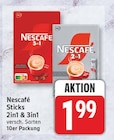Sticks 2in1 von Nescafé für 1,99 € bei EDEKA im Angebot Sticks 2in1 von Nescafé im aktuellen EDEKA Prospekt