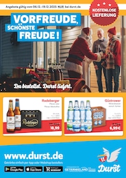 Durst.de Prospekt für Rostock: "Du bestellst. Durst liefert.", 2 Seiten, 06.12.2025 - 19.12.2025