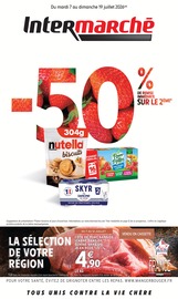 Catalogue Intermarché Express à Villefranche-sur-Mer cette semaine, valable du 07/07/2026 au 19/07/2026 Prospectus Intermarché Express à Villefranche-sur-Mer, "-50% DE REMISE IMMÉDIATE SUR LE 2ÈME", 20 pages de promos valables du 07/07/2026 au 19/07/2026