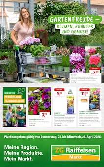 Pflanzen im ZG Raiffeisen Prospekt "GARTENFREUDE - BLUMEN, KRÄUTER UND GEMÜSE!" mit 8 Seiten (Karlsruhe)