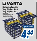 Batterien Longlife Tray Big Box AAA Tray Big Box AA bei HEM expert im Prospekt 60 JAHRE expert für 4,44 €