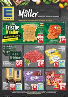 EDEKA Prospekt der Woche "Wir lieben Lebensmittel!" Seite 1, 27.10.2025 bis 01.11.2025 für Lichtenberg Aktueller EDEKA Prospekt "Wir lieben Lebensmittel!" Seite 1 von 28 Seiten für Lichtenberg