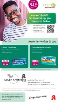 Aktueller mea - meine apotheke Prospekt "Unsere Juni-Angebote" Seite 1 von 4 Seiten