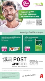 mea - meine apotheke Apotheken Prospekt der aktuellen Woche mit 4 Seiten, gültig von 01.08.2026 bis 31.08.2026, in Altrip und Umgebung Aktueller mea - meine apotheke Apotheken Prospekt in Altrip und Umgebung, "Unsere August-Angebote" mit 4 Seiten, 01.08.2026 - 31.08.2026