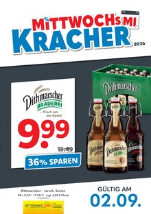Aktueller GetrÀnkeland Ahrensburg Prospekt GetrÀnkeland Ahrensburg Prospekt "Die GetrÀnkekönner" mit 1 Seite