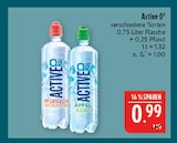 Pfirsich Wasser Tee Angebote von Active O² bei Marktkauf Erlangen für 0,99 €