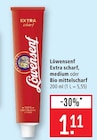Extra scharf im Angebot bei Marktkauf in Heilbronn Extra scharf Angebote von Löwensenf bei Marktkauf Heilbronn für 1,11 €