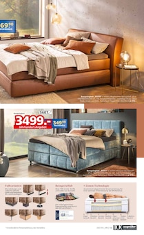 Bett im Segmüller Prospekt "100 Jahre Segmüller Werkstätten" mit 16 Seiten (Ludwigshafen (Rhein))