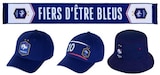 Accessoires: casquette, bob ou écharpe FFF - Carrefour à Gennevilliers Accessoires: casquette, bob ou écharpe FFF en promo chez Carrefour Gennevilliers à 9,99 €
