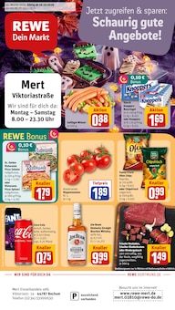 Rindfleisch im aktuellen REWE Prospekt (Bochum) Rindfleisch im REWE Prospekt "Dein Markt" mit 31 Seiten (Bochum)