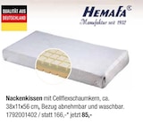 Nackenkissen im Angebot bei Opti-Wohnwelt in Waiblingen Nackenkissen Angebote von HemaFa bei Opti-Wohnwelt Waiblingen für 85,00 €