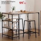 Table bar Aliaj 3 étagères en promo chez Maxi Bazar Boulogne-Billancourt à 99,99 €