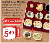 Sushi-Mix-Box im Angebot bei GLOBUS in Halle Sushi-Mix-Box Angebote von GLOBUS bei GLOBUS Halle für 5,49 €