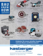 Aktueller Kasberger Baustoff GmbH Prospekt mit Staubsauger, "BAU KNOW-HOW", Seite 1