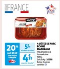 Promo 4 CÔTES DE PORC ÉCHINE à 4,39 € dans le catalogue Auchan Supermarché à Terrasson-Lavilledieu