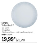 Teller im METRO Prospekt Sarona Teller flach im aktuellen METRO Prospekt für 23,79 €