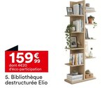 Bibliothèque destructurée Elio en promo chez But Bibliothèque destructurée Elio dans le catalogue But