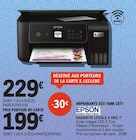 E.Leclerc Tarbes - Promo IMPRIMANTE ECO TANK 2871 Promo IMPRIMANTE ECO TANK 2871 à 199,00 € dans le catalogue E.Leclerc à Tarbes