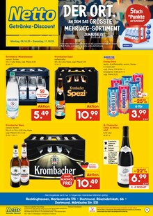 Bier im aktuellen Netto Marken-Discount Prospekt (Castrop-Rauxel) Bier im Netto Marken-Discount Prospekt "DER ORT, AN DEM DU IMMER AUSGEZEICHNETE PREISE FINDEST." mit 6 Seiten (Castrop-Rauxel)