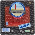 Seeluftschinken oder Seeluftschinken mit Pfeffer Angebote von Der Nordernyer bei REWE Bornheim für 1,99 €