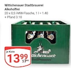 Alkoholfrei im Angebot bei GLOBUS in Kamenz Alkoholfrei Angebote von Wittichenauer Stadtbrauerei bei GLOBUS Kamenz für 13,99 €