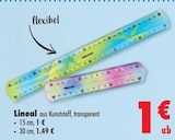 Lineal für 1,00 € bei Mäc-Geiz im Angebot Lineal im aktuellen Mäc-Geiz Prospekt