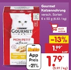 Katzennahrung im Angebot bei Netto Marken-Discount in Kaiserslautern Katzennahrung Angebote von Gourmet bei Netto Marken-Discount Kaiserslautern für 1,79 €