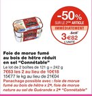 Foie de morue fumé au bois de hêtre réduit en sel - Connétable en promo chez Monoprix La Rochelle à 3,82 €