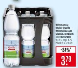 Mineralwasser Classic Angebote von Wittmannsthaler Quelle bei Marktkauf Freiburg für 3,79 €