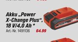 Aktuelle Batterie Angebote bei toom Baumarkt in Karlsruhe Aktuelles Akku "Power X-Change Plus" Angebot bei toom Baumarkt in Karlsruhe ab 64,99 €