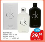 ck one Angebote von Calvin Klein bei E center Darmstadt für 29,99 €