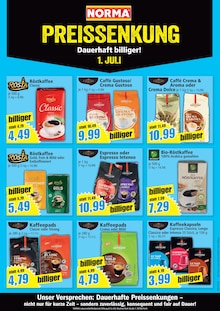 Kaffeepads im aktuellen Norma Prospekt (Freiburg (Breisgau)) Kaffeepads im Norma Prospekt "Mehr fĂĽrs Geld" mit 27 Seiten (Freiburg (Breisgau))