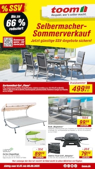 toom Baumarkt Prospekt Selbermacher-Sommerverkauf mit 10 Seiten