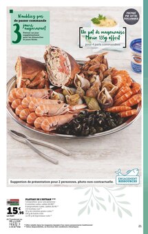 Promo Crevettes cuites dans le catalogue Super U du moment à la page 21