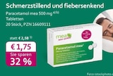 Paracetamol mea 500 mg Tabletten im aktuellen Prospekt bei mea - meine apotheke in Frankenberg