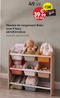 Maxi Bazar - Meuble de rangement Bako avec 9 bacs : offre du catalogue Promo Meuble de rangement Bako avec 9 bacs à 39,99 € dans le catalogue Maxi Bazar ""