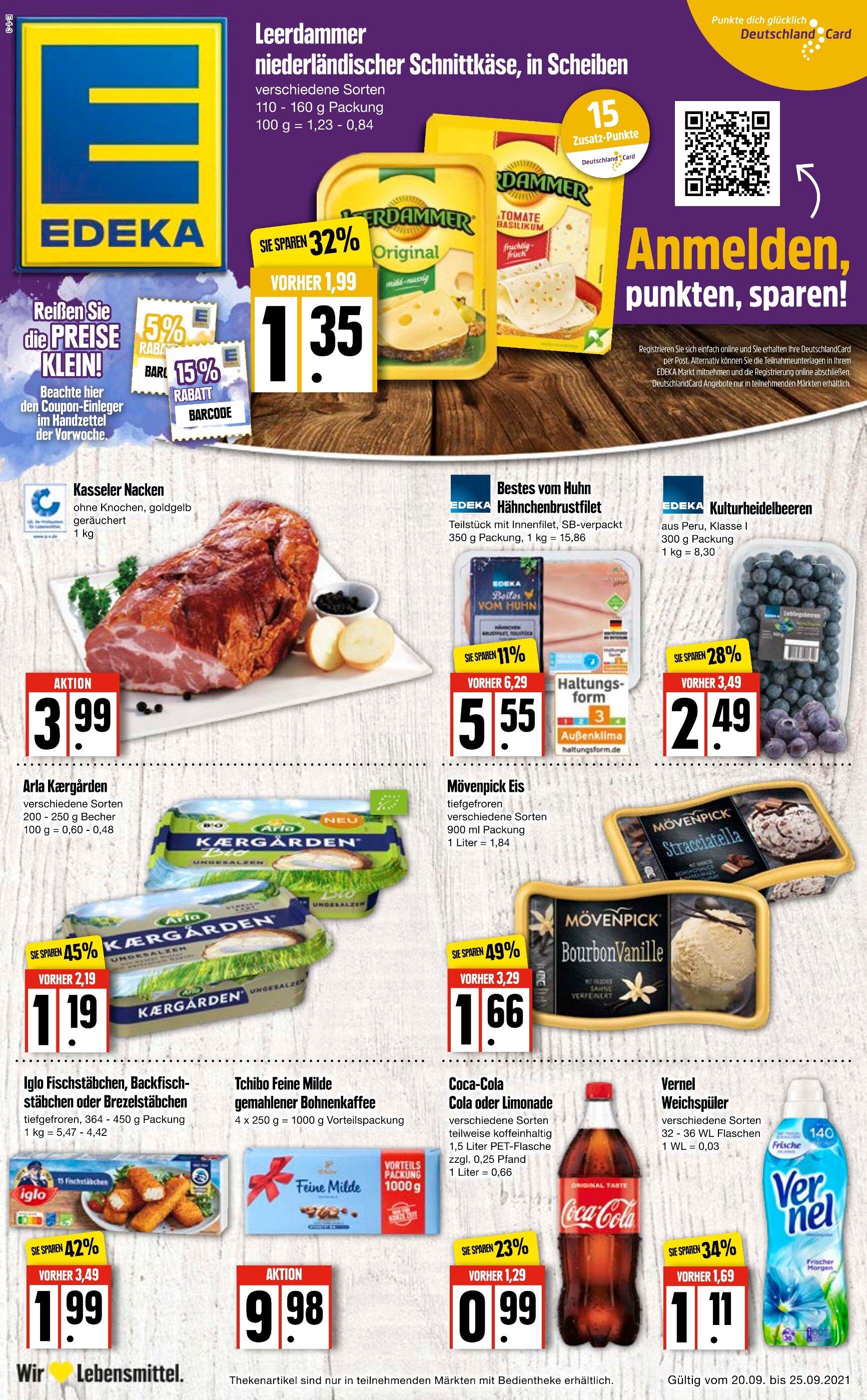 EDEKA Prospekt für Hamburg mit 20 Seiten EDEKA Prospekt für Hamburg: "Aktuelle Angebote", 20 Seiten, 20.09.2021 - 25.09.2021