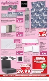 Kissenbezug Angebot & Preis im aktuellen Kaufland Prospekt Kissenbezug Angebot im aktuellen Kaufland Prospekt auf Seite 34