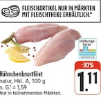 Aktuelle Hähnchen Angebote bei nah und gut in Würzburg Aktuelles Hähnchenbrustfilet Angebot bei nah und gut in Würzburg ab 1,11 €
