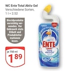 Total Aktiv Gel Angebote von WC Ente bei GLOBUS Willich für 1,89 €