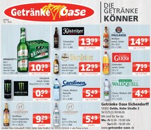 Bier im Getränke Oase Prospekt "Aktuelle Angebote" mit 1 Seiten (Rheda-Wiedenbrück)