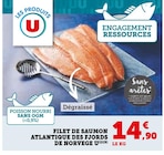 Filet de saumon Atlantique des fjords de Norvège - Les Produits U en promo chez U Express Filet de saumon Atlantique des fjords de Norvège - Les Produits U dans le catalogue U Express