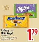 Cadbury oder Milka Riegel im aktuellen EDEKA Prospekt für 1,79 €